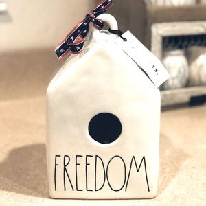 Rae Dunn FREEDOM birdhouse
